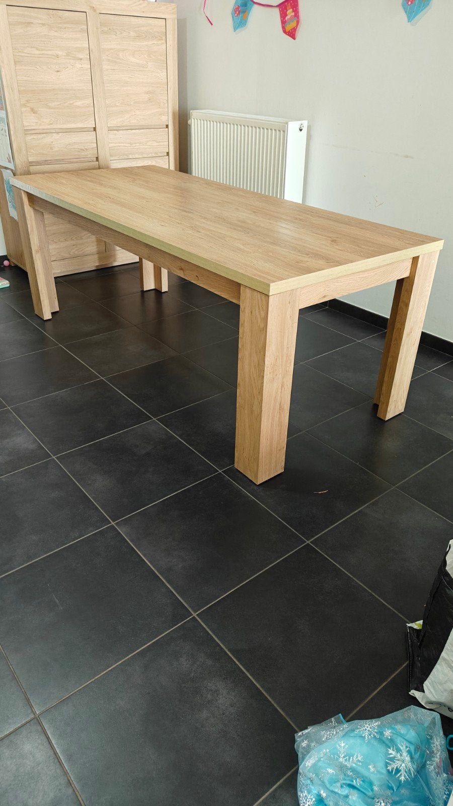 Tafel Eik bekleed, Maison & Meubles, Enlèvement ou Envoi