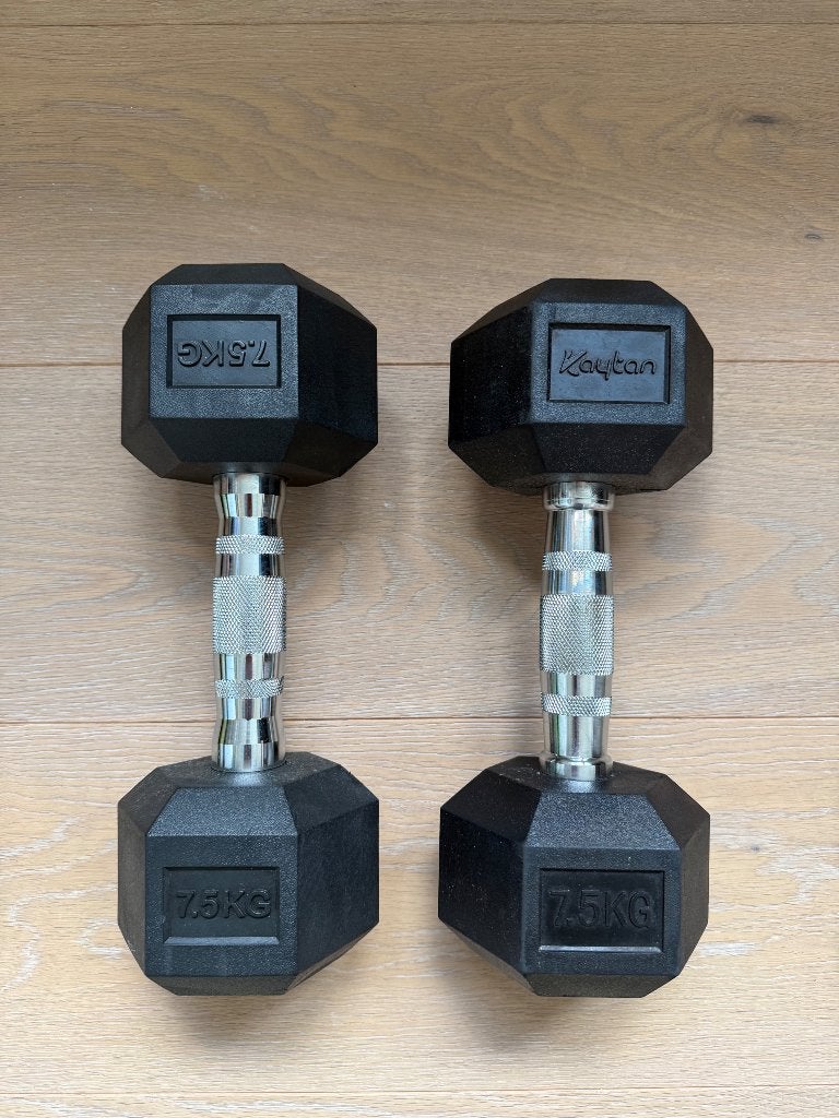 Halters, Sports & Fitness, Enlèvement ou Envoi, Comme neuf, Bras, Haltère