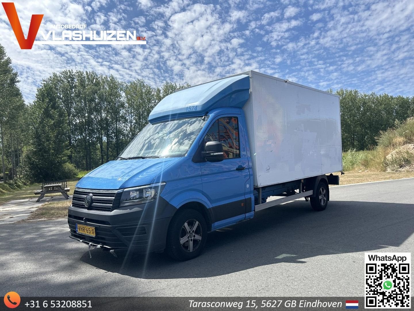 Volkswagen Crafter 35 2.0 TDI L4H3 | € 7.450,- NETTO!  | Bak, Auto's, Blauw, Electronic Stability Program (ESP), Bedrijf, 277 g/km