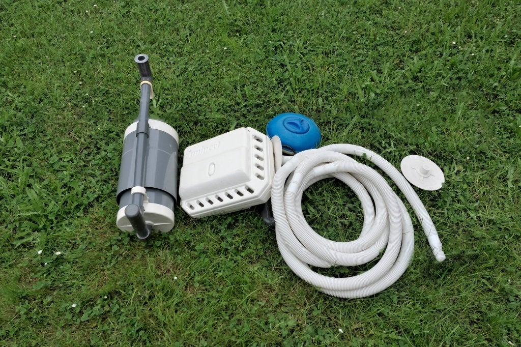 Pompe + filtre piscine Unipool (pas pour piscine gonflable), Enlèvement, Utilisé, Filtre