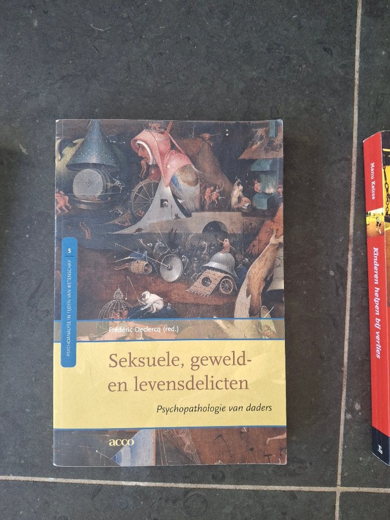 Boek seksuele geweld en levensdelicten, Ophalen of Verzenden, Gelezen