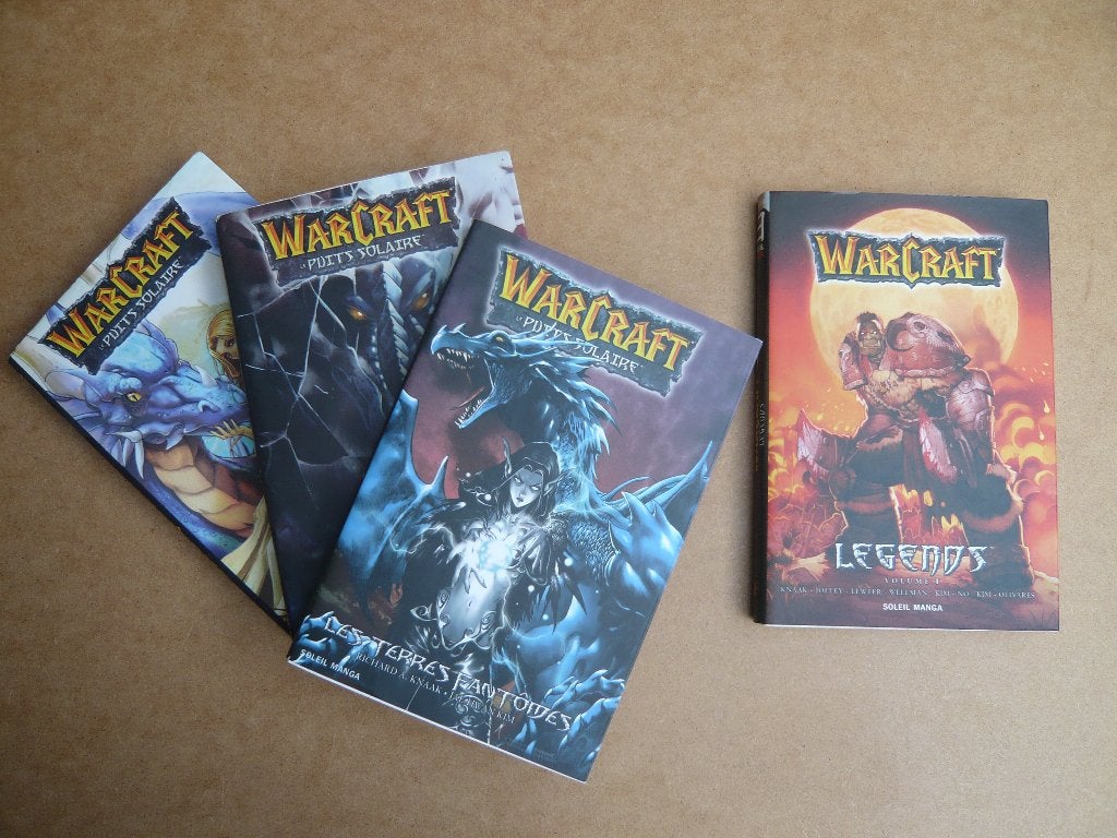 Bd WARCRAFT – PUITS SOLAIRE 1 à 3 + LEGENDS 1 (EO ttbe), Complete serie of reeks, Ophalen of Verzenden, Zo goed als nieuw, KNAAK / KIM