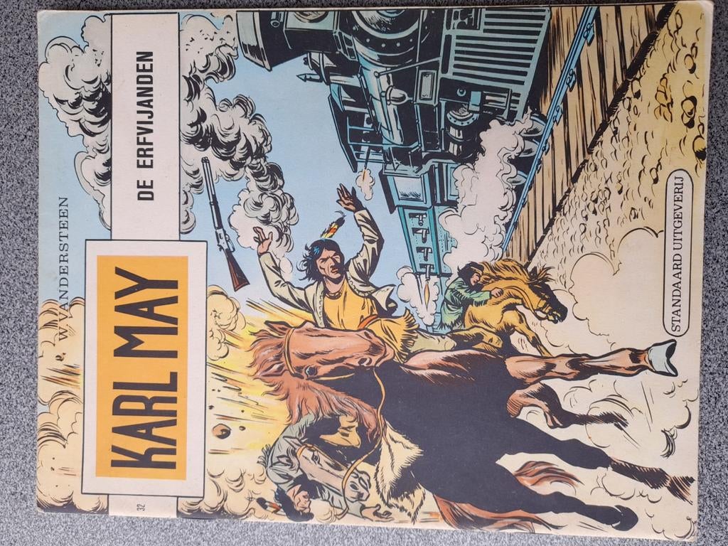 Karl May - de erfvijanden - 1e druk, Boeken, Stripverhalen, Eén stripboek, Studio  Vandersteen, Ophalen, Gelezen