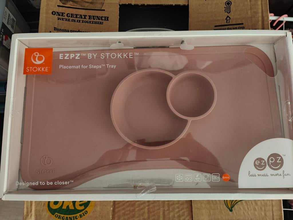 Tapis repas EZPZ by Stokke – Steps Tray – Rose – Neuf en boî, Enlèvement