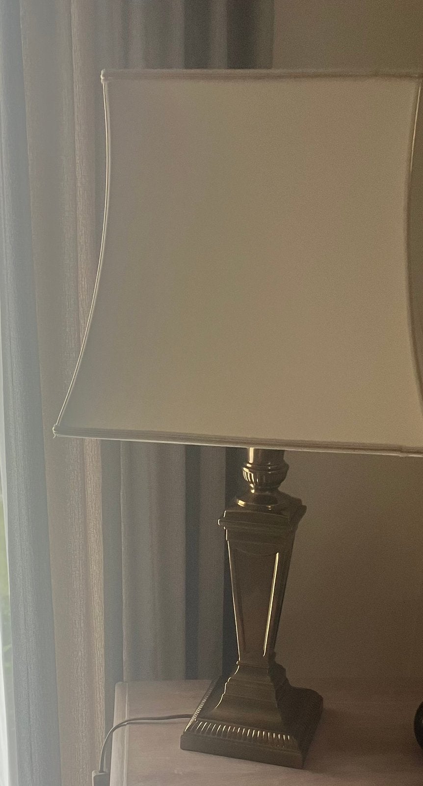 Grote landelijke schemerlamp, Huis en Inrichting, Lampen | Tafellampen, Ophalen, Overige materialen, Gebruikt, Landelijk