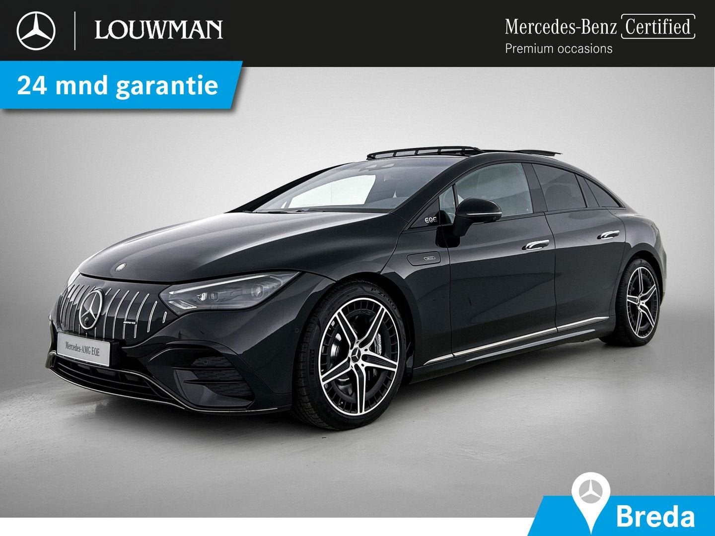 Mercedes-Benz EQE AMG 43 4MATIC Night Edition 90 kWh | Hyper, Autos, Achat, Carnet d'entretien, Noir, Berline