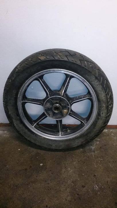Kawasaki KZ250 achterwiel Z250 achtervelg velg wiel Kz, Enlèvement ou Envoi, Utilisé