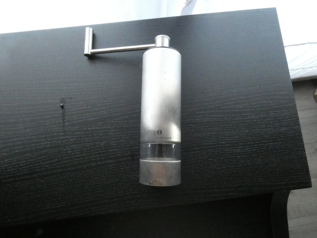 Zassenhaus RVS Koffiemolen Handmatig / Molen, Ophalen, Zo goed als nieuw