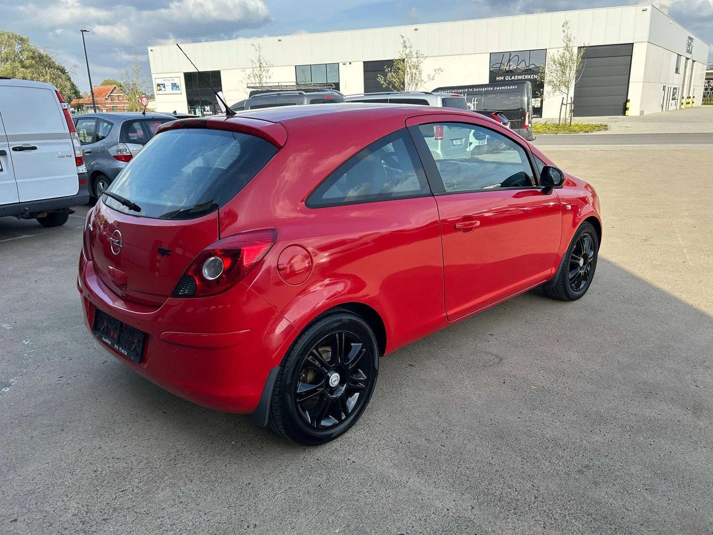 Opel Corsa Corsa 1.2i Enjoy zie foto met keuring verkoop, Stof, Gebruikt, Zwart, 4 cilinders