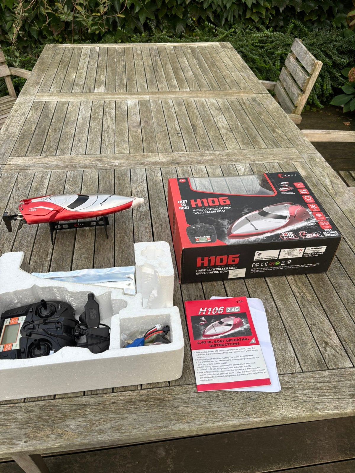 H106 RC Speedboot, Ophalen, Gebruikt, Elektro