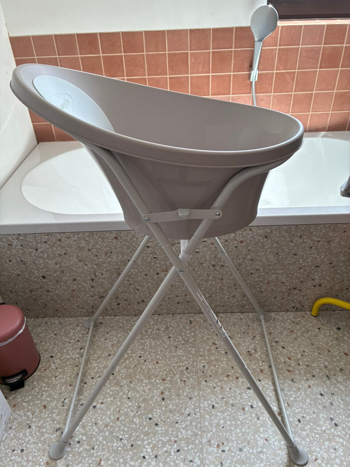 Babybadje Shnuggle, Kinderen en Baby's, Badjes en Verzorging, Ophalen, Zo goed als nieuw, Badje