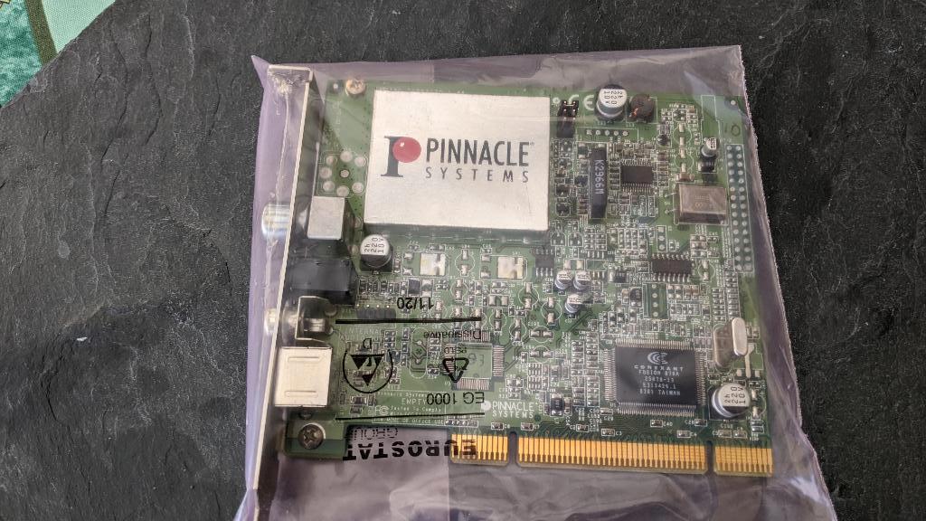 Carte video analogique Pinnacle PCTV Rave, Enlèvement ou Envoi, Autres chipsets, Utilisé, Autres types
