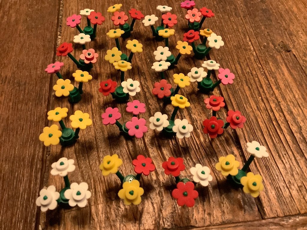 Lego bloempjes 20 stuks / 486-A1, Ophalen of Verzenden, Zo goed als nieuw, Losse stenen, Lego