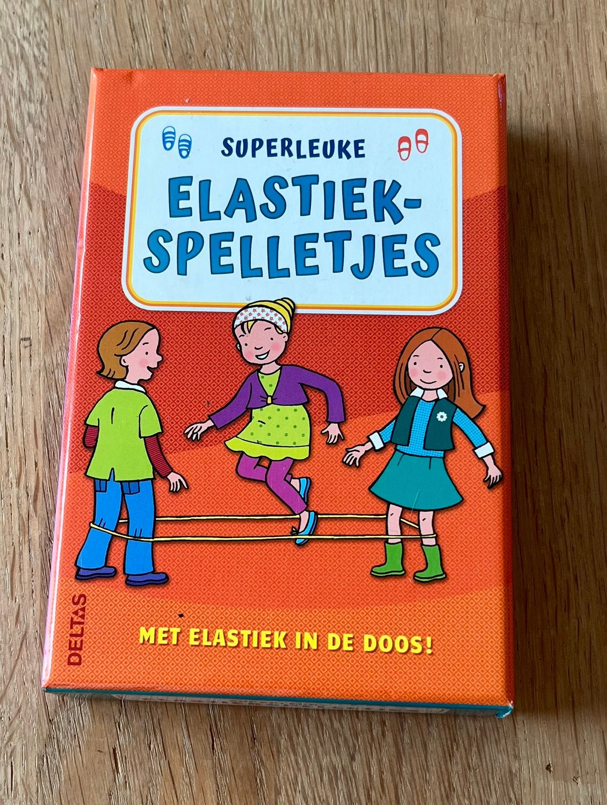 Elastiek spelletje, Hobby en Vrije tijd, Gezelschapsspellen | Overige, Ophalen, Zo goed als nieuw