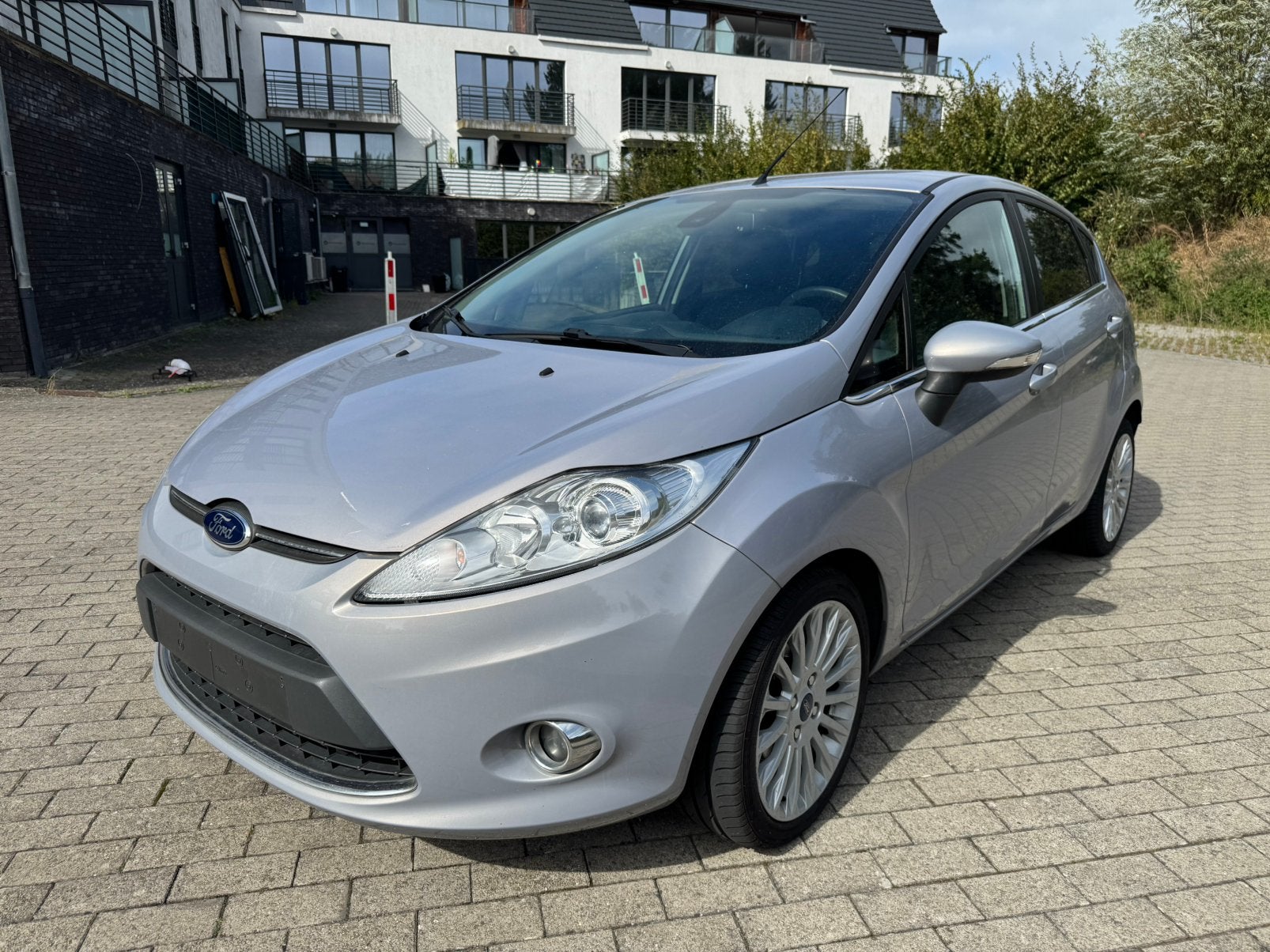 Ford Fiesta/1.25Benzine/2012/169.000 kmEuro5/Airco/CT/Carnet, Auto's, Euro 5, Stof, Particulier, Zilver of Grijs