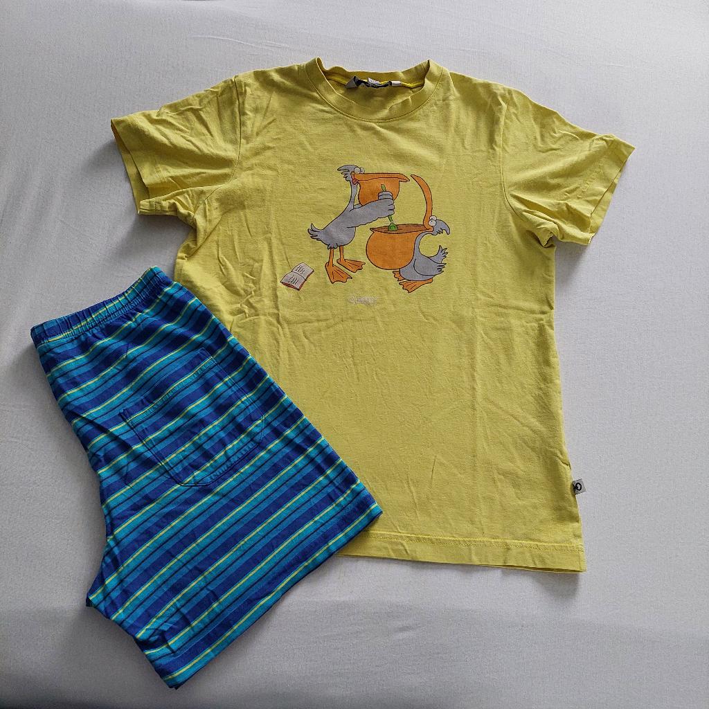 Woody pelikanen pyjama voor jongen mt 140/10j, Nacht- of Onderkleding, Gebruikt, Ophalen of Verzenden, Jongen