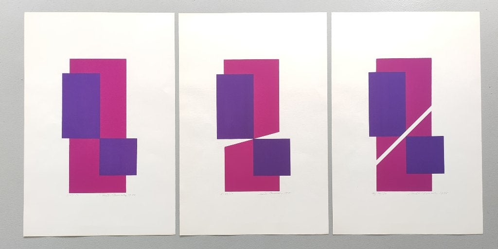 NOEL VERMEULEN /Set 3 lithos (Grand Format / 55 euro pièce), Antiquités & Art, Art | Lithographies & Sérigraphies, Enlèvement