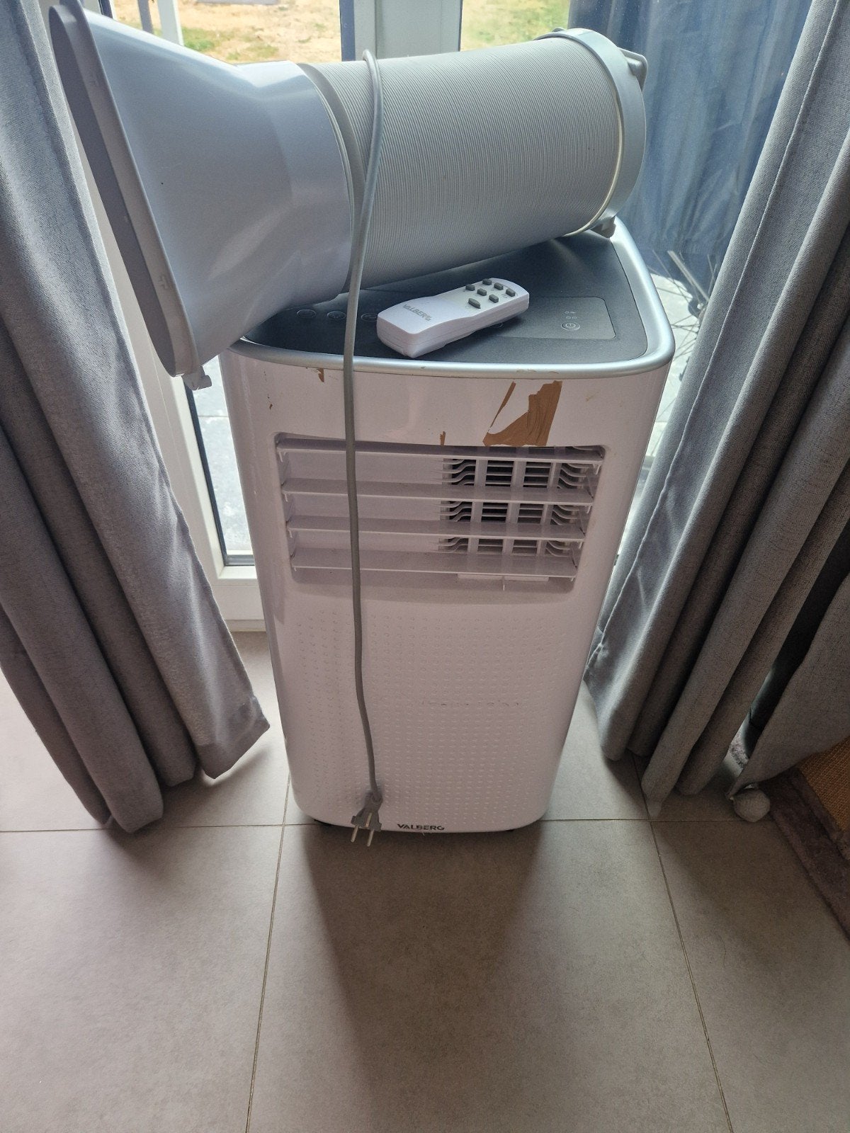 mobiele airco, Ophalen, Mobiele airco