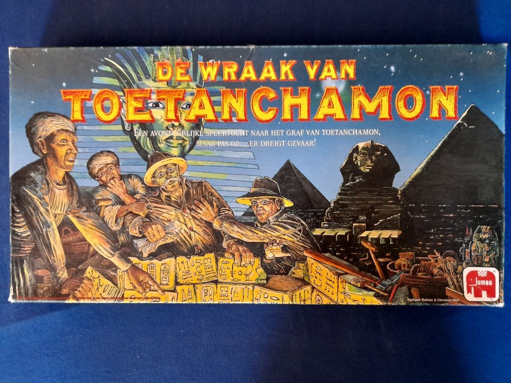 Jeu : "Le malédiction de Tutankhamon", 1 ou 2 joueurs, Enlèvement ou Envoi, Comme neuf