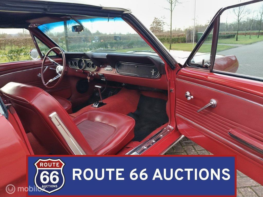 Ford Mustang Cabriolet | 1966 | Route 66 Auctions, Achat, Entreprise, Boîte manuelle, Autre carrosserie