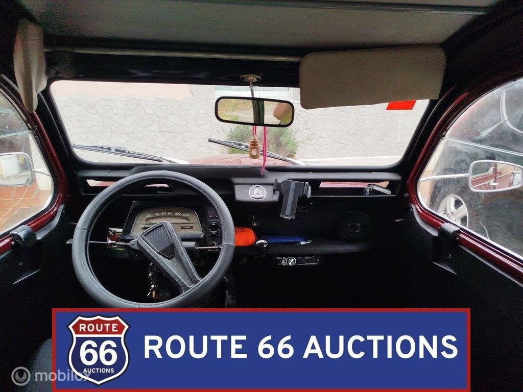 Citroën 2CV6 Charleston | 1979 | Route 66 Auctions, Citroën, Zwart, Bedrijf, Handgeschakeld
