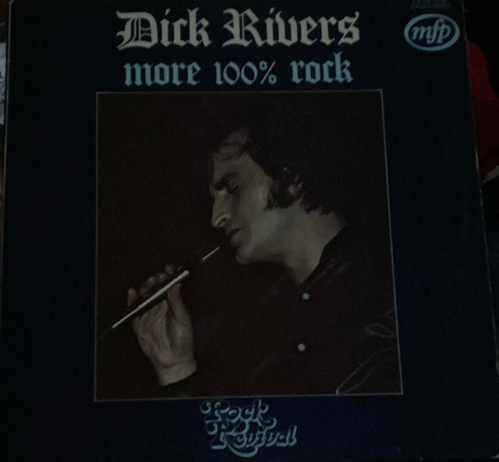 Dick rivers more 100% rock lp, Enlèvement ou Envoi, Comme neuf