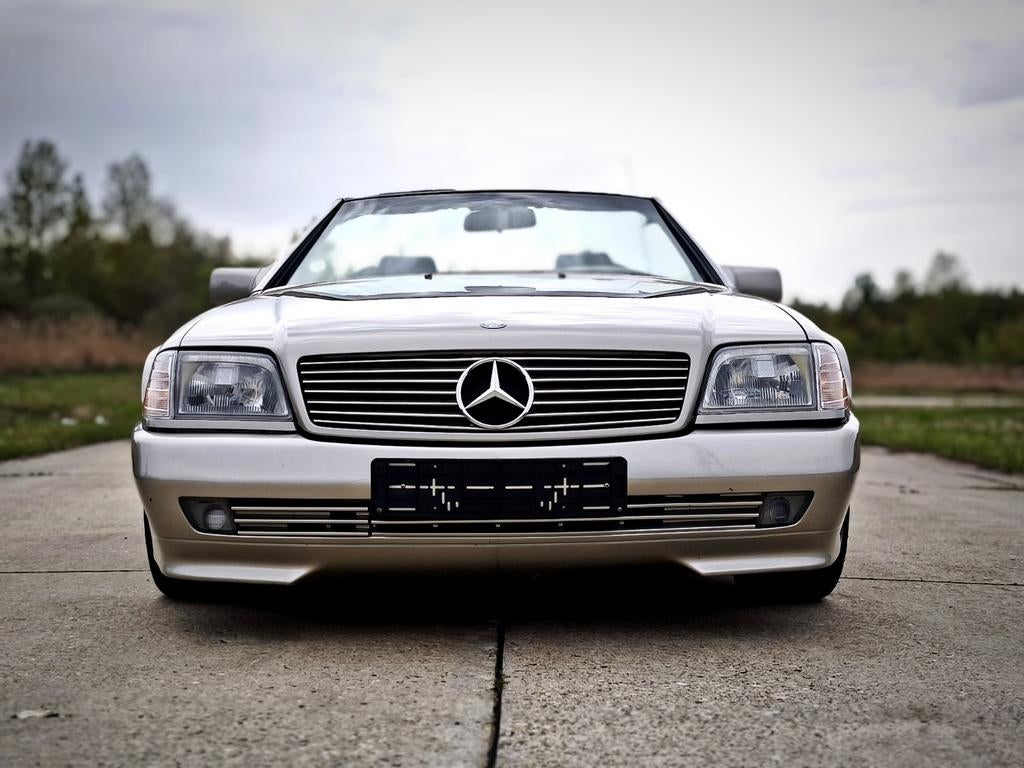 Mercedes-benz sl300 cabrio oldtimer topstaat, Auto's, Automaat, Lederen bekleding, Cabriolet, Beige