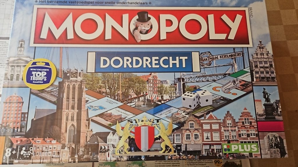 jeu de plateau Seal Monopoly Dordrecht Monopoly 2nd Edition, 1 ou 2 joueurs, Enlèvement ou Envoi, Neuf, Monopoly