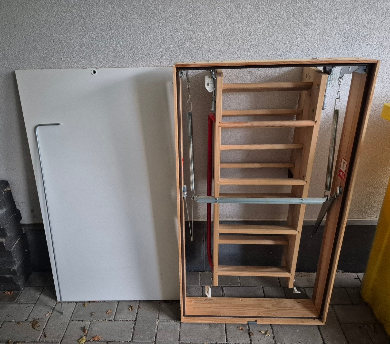 Trapluik, zoldertrap, Ophalen, Gebruikt, Trap, Opvouwbaar of Inschuifbaar