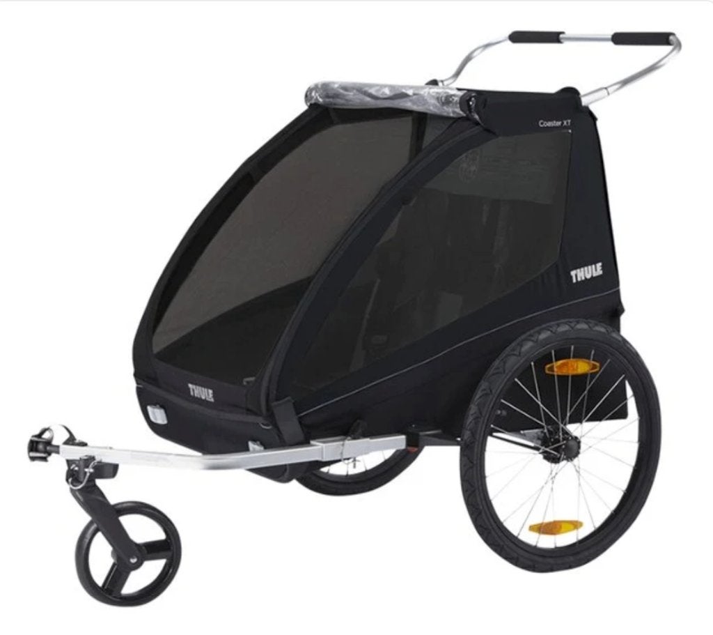 Thule Coaster 2 XT Fietskar Premium Black, Fietsen en Brommers, Ophalen, Opvouwbaar, Zo goed als nieuw, Thule xt