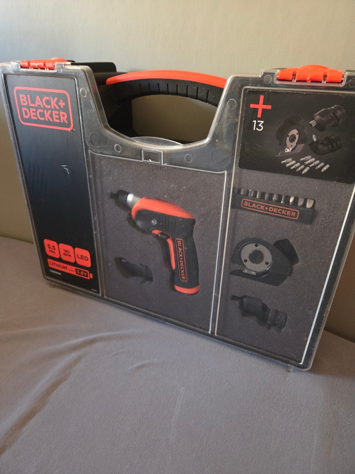 Black+Decker 3,6V accu-schroevendraaier, Ophalen, Schroevendraaier