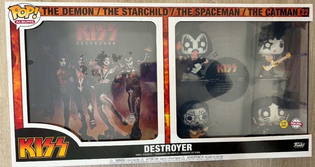 Kiss Funko Pop Set Destroyer, Ophalen