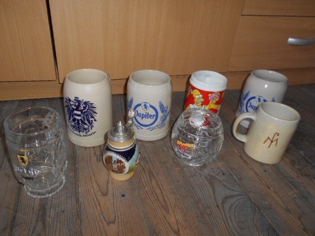 Bierpotten / 8 stuks voor 5 €, Verzamelen, Ophalen of Verzenden, Zo goed als nieuw