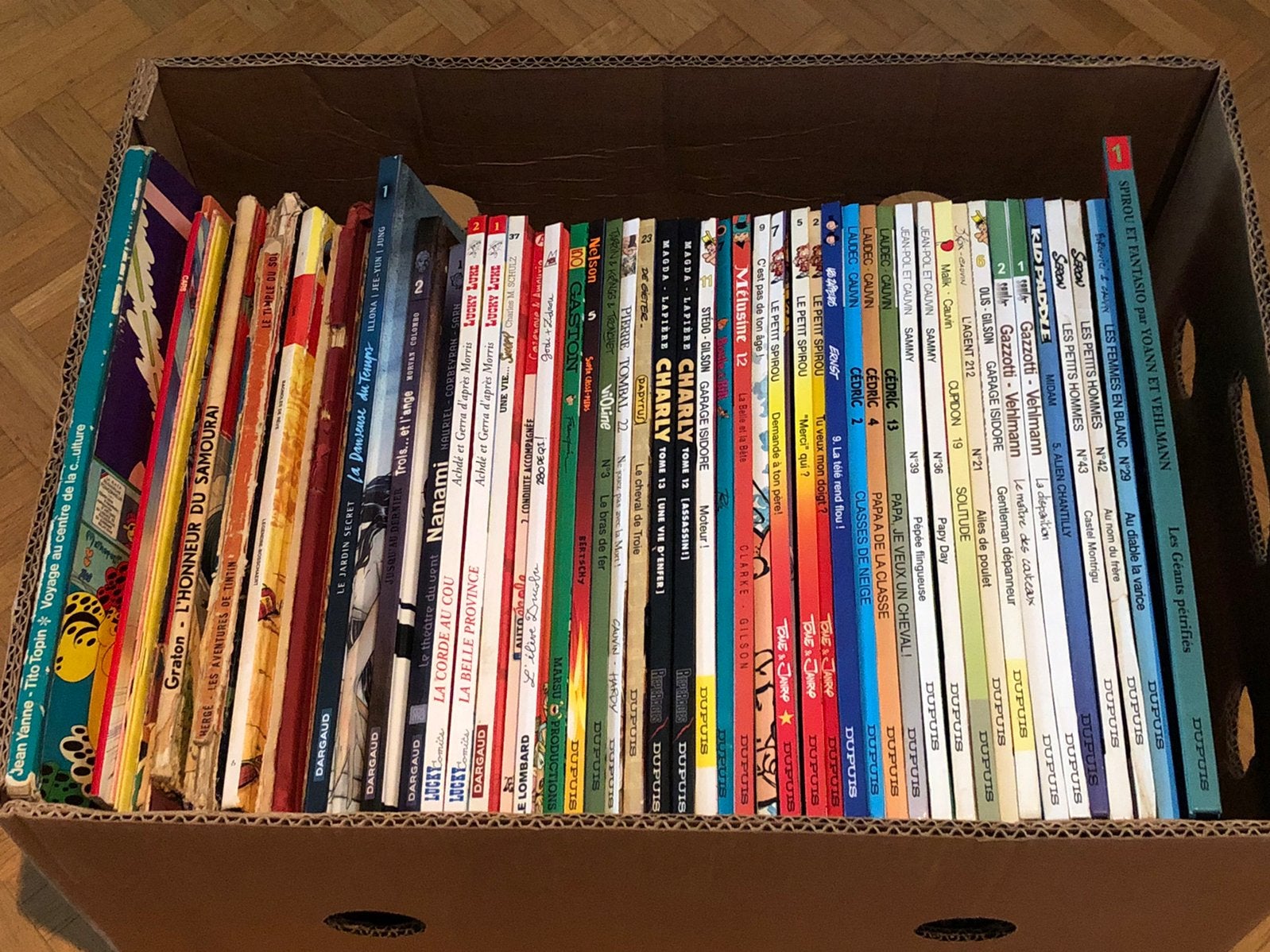 Grote collectie Franstalige strips, Ophalen of Verzenden, Zo goed als nieuw