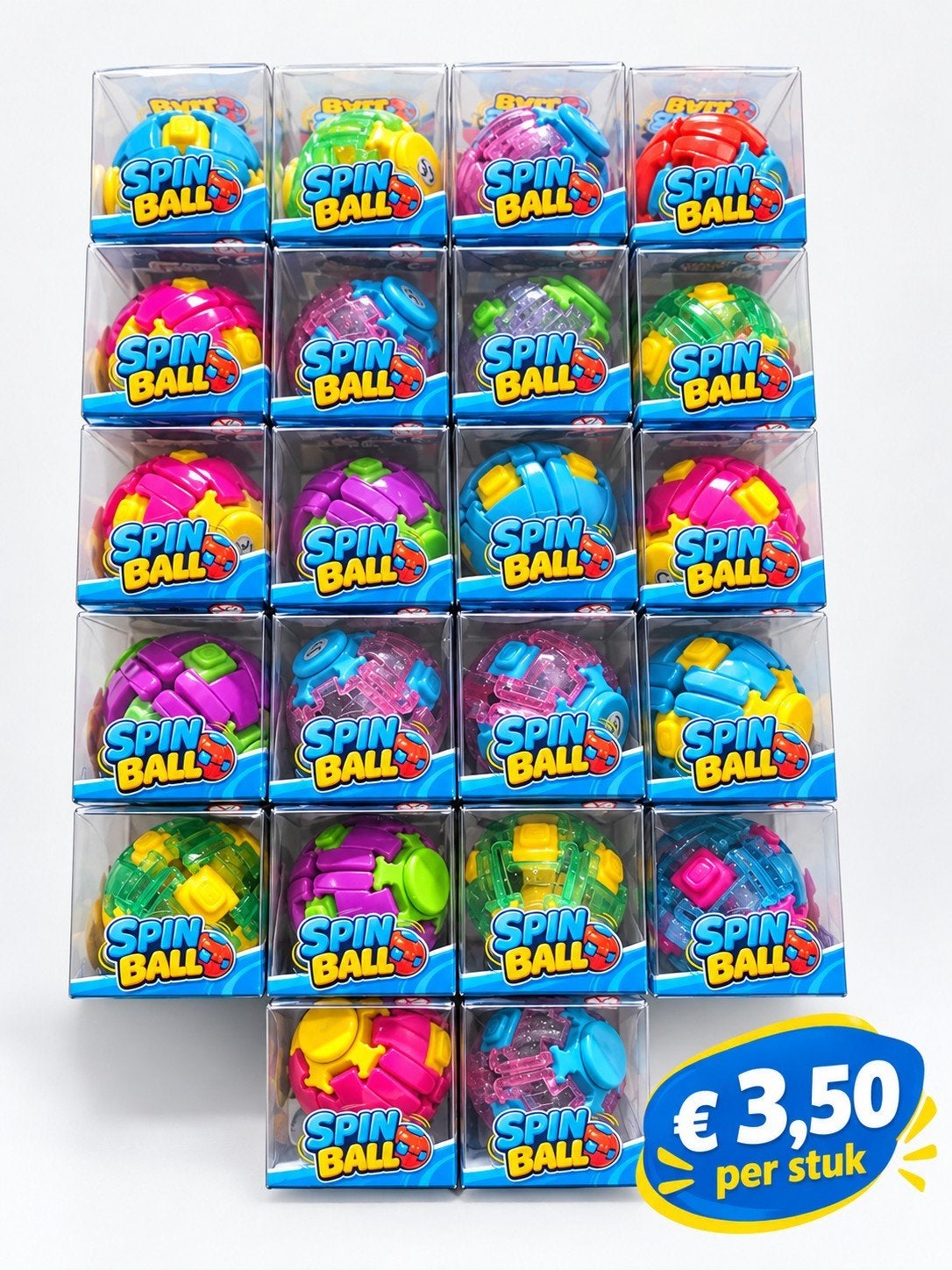 Nieuwe Spin Ball Fidget Toy - Stressvermindering, Ophalen of Verzenden