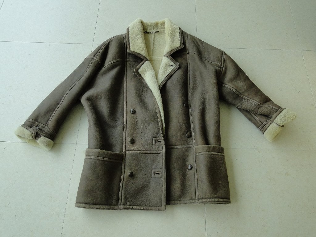 Herenjas Mouton, Kleding | Heren, Ophalen, Gedragen, Maat 52/54 (L), Bruin