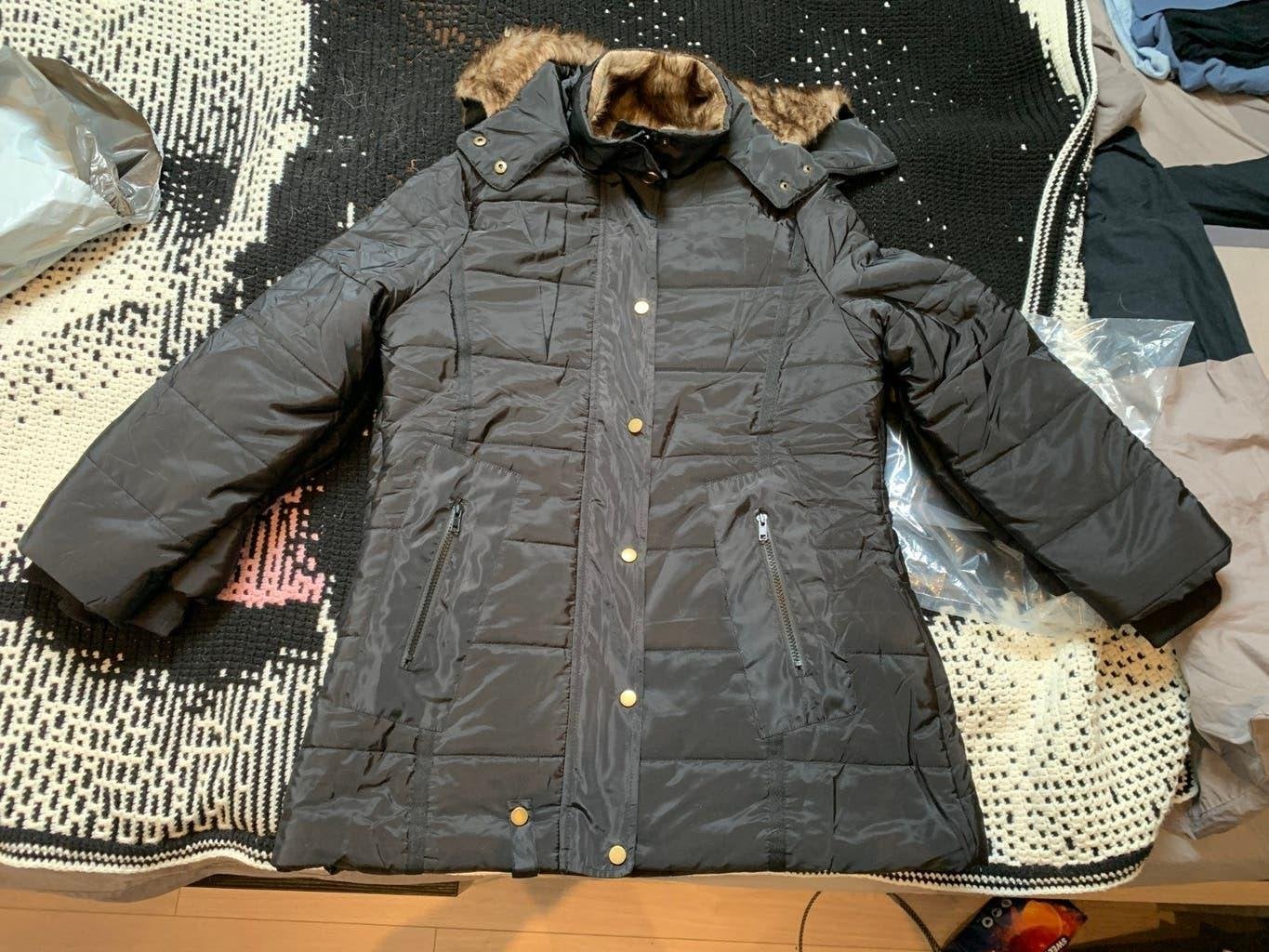 Winterjas L - XL, Kleding | Dames, ANDERE, Zwart, Maat 42/44 (L), Nieuw