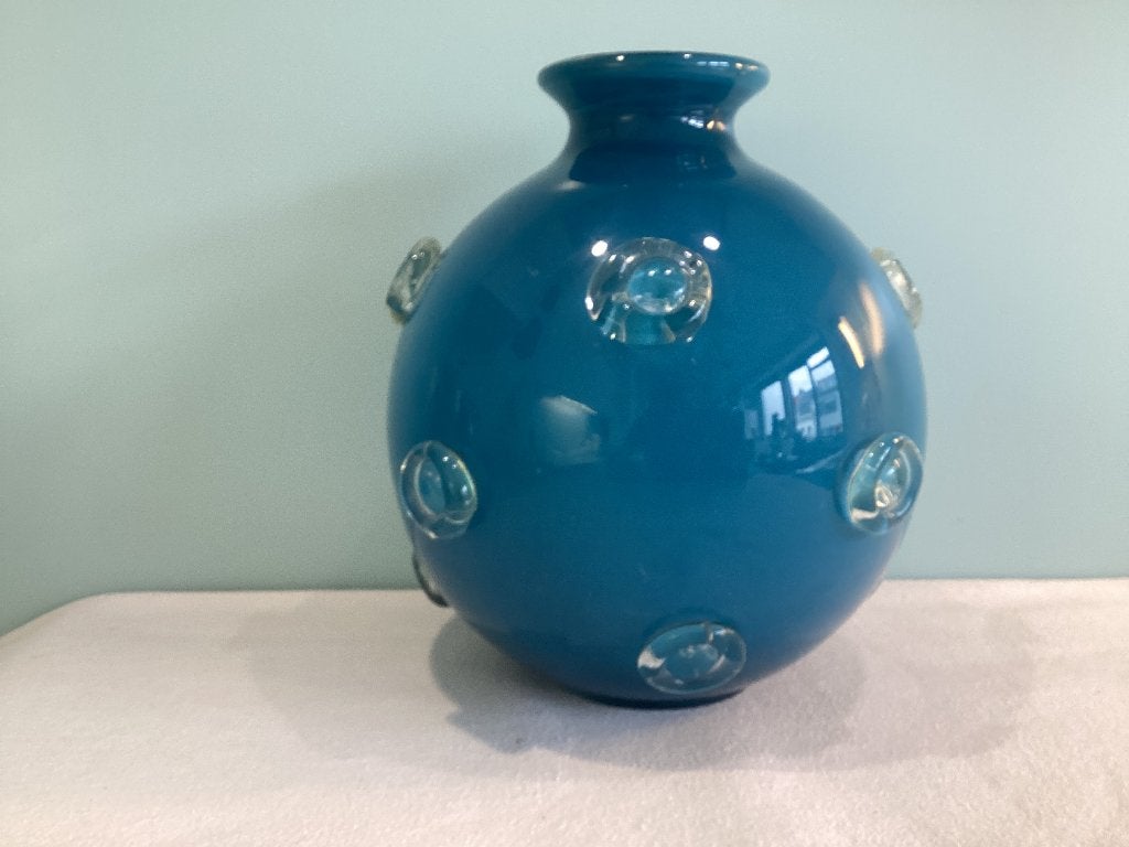 Vase globe en verre de Murano. 107/DE., Antiquités & Art, Enlèvement