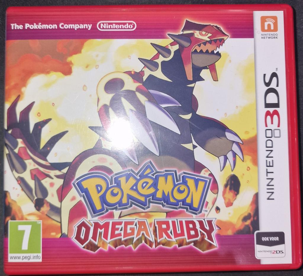 Pokemon Omega Ruby (NL versie), Games en Spelcomputers, Games | Nintendo 2DS en 3DS, Online, 2 spelers, Zo goed als nieuw, Vanaf 7 jaar