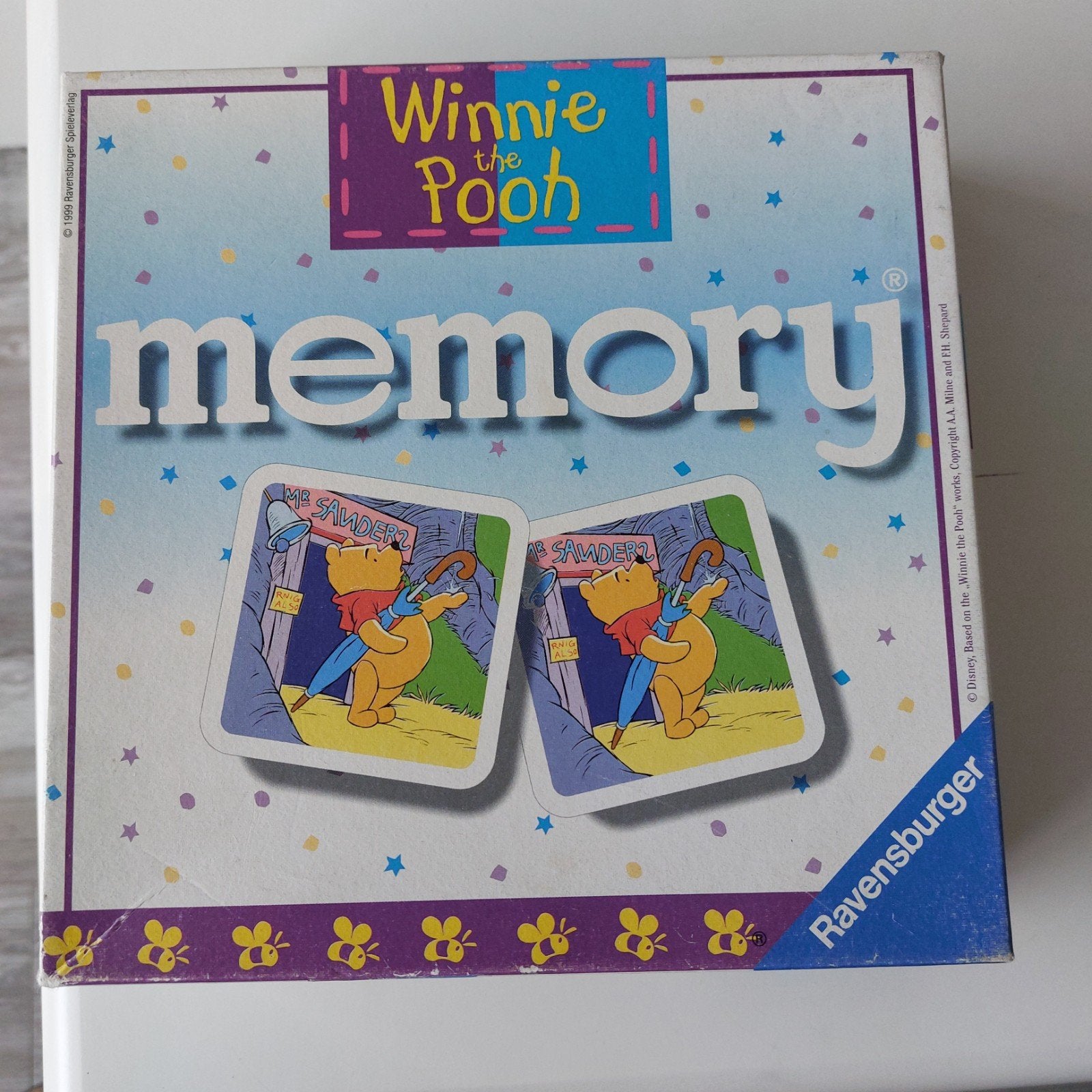 Memory met Winnie the Pooh. Van Ravensburger. Goede staat, Ophalen