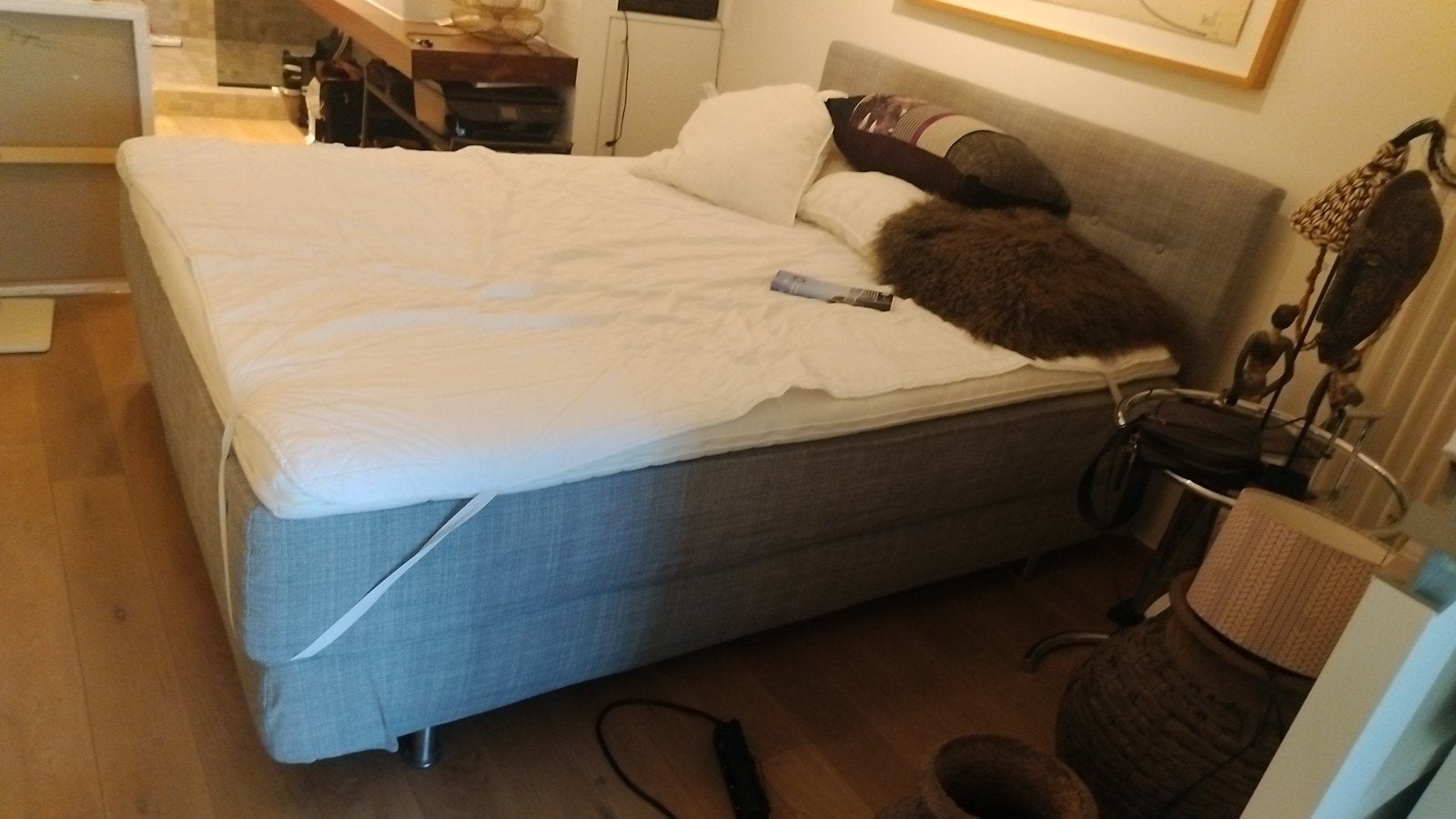 Bed Ikea bokspring, Ophalen, Zo goed als nieuw