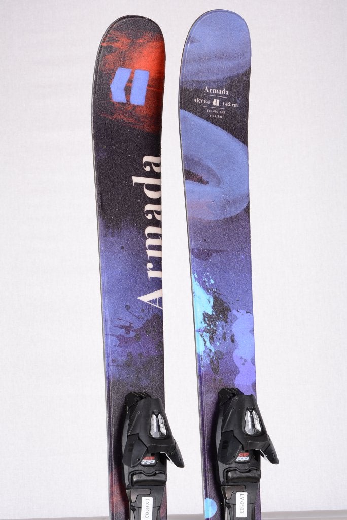 135 cm freestyle ski's ARMADA ARV 84, grip walk, TWINTIP, Overige merken, Gebruikt, Verzenden, 100 tot 140 cm