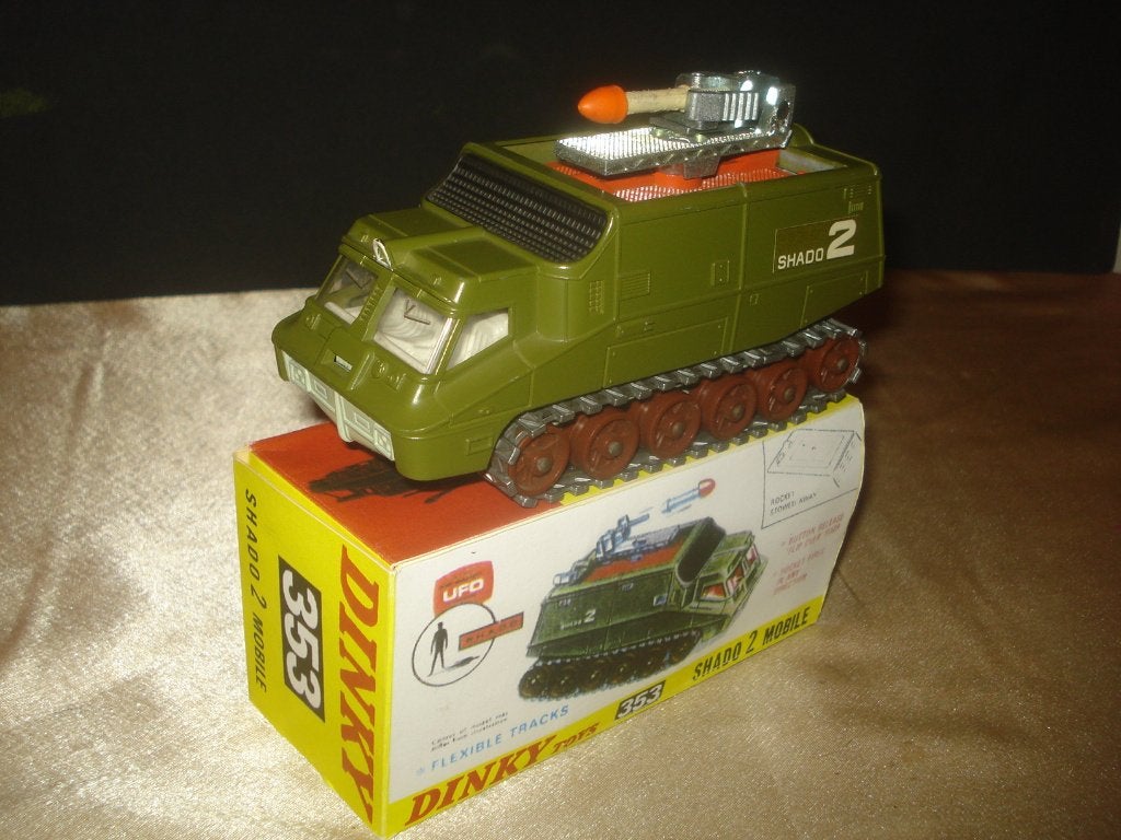 DINKY TOYS Shado 2 Mobile U.F.O. 1971 + Boîte, Ophalen of Verzenden, Zo goed als nieuw, Auto, Dinky Toys