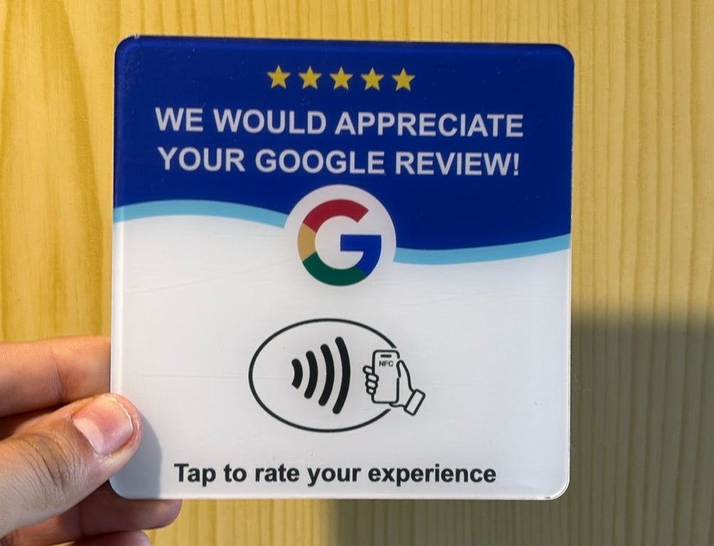 14 Google review NFC kaarten