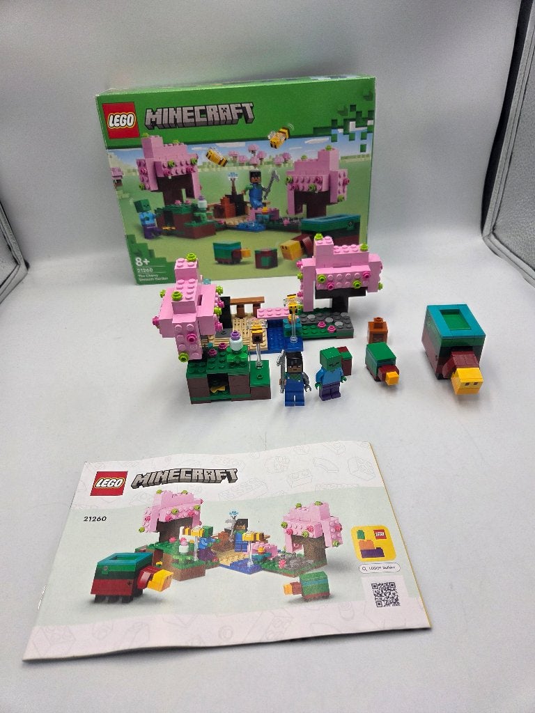 Lego Minecraft 21260 The Cherry Blossom Garden, Compleet, Minecraft, Lego, Ophalen of Verzenden