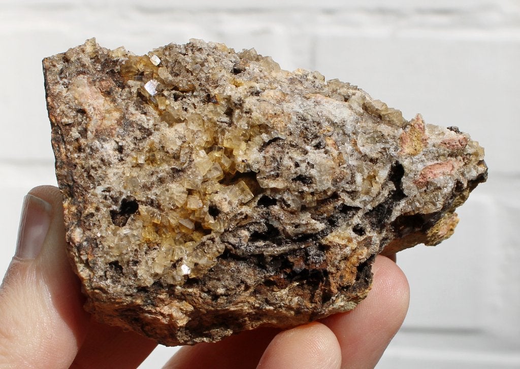FLUORIET van VALZERGUES uit AVEYRON in FRANKRIJK, Ophalen of Verzenden, Mineraal