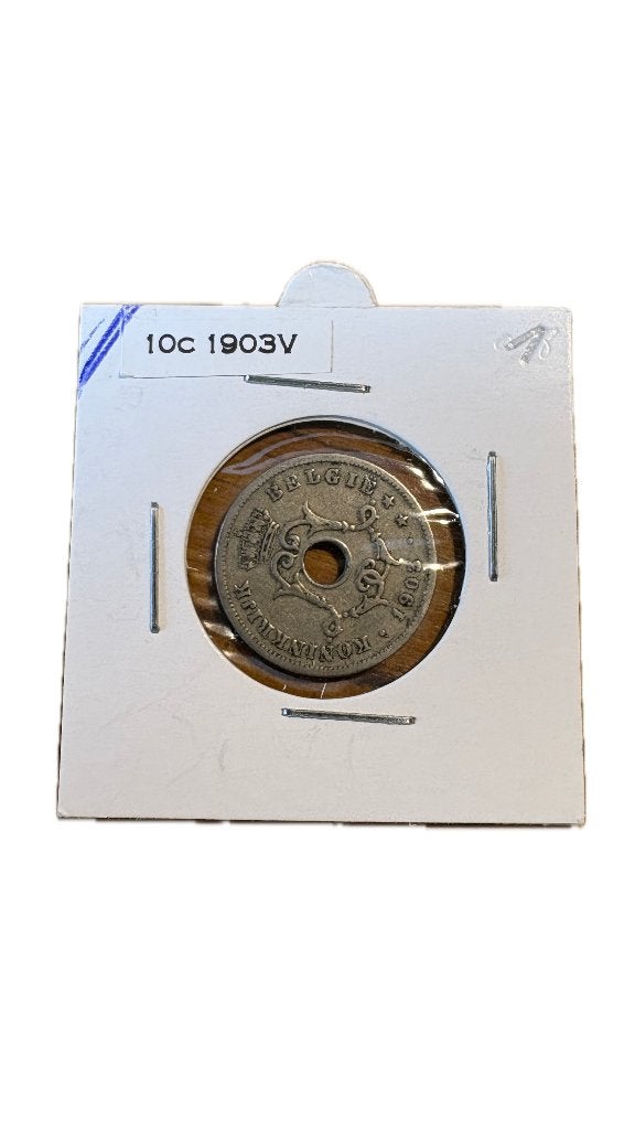 LEOPOLD II : 10 centimes 1903V (2), Enlèvement ou Envoi