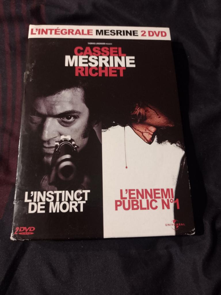 Te koop: DVD boxset the complete van Mesrine Vincent Cassel, Boxset, Actiethriller, Ophalen of Verzenden, Zo goed als nieuw
