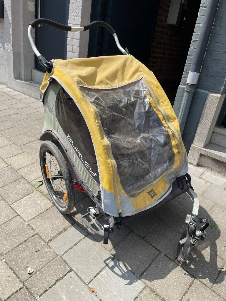 Fietskar Burley, Fietsen en Brommers, Ophalen, Gebruikt, Kinderkar, Burley