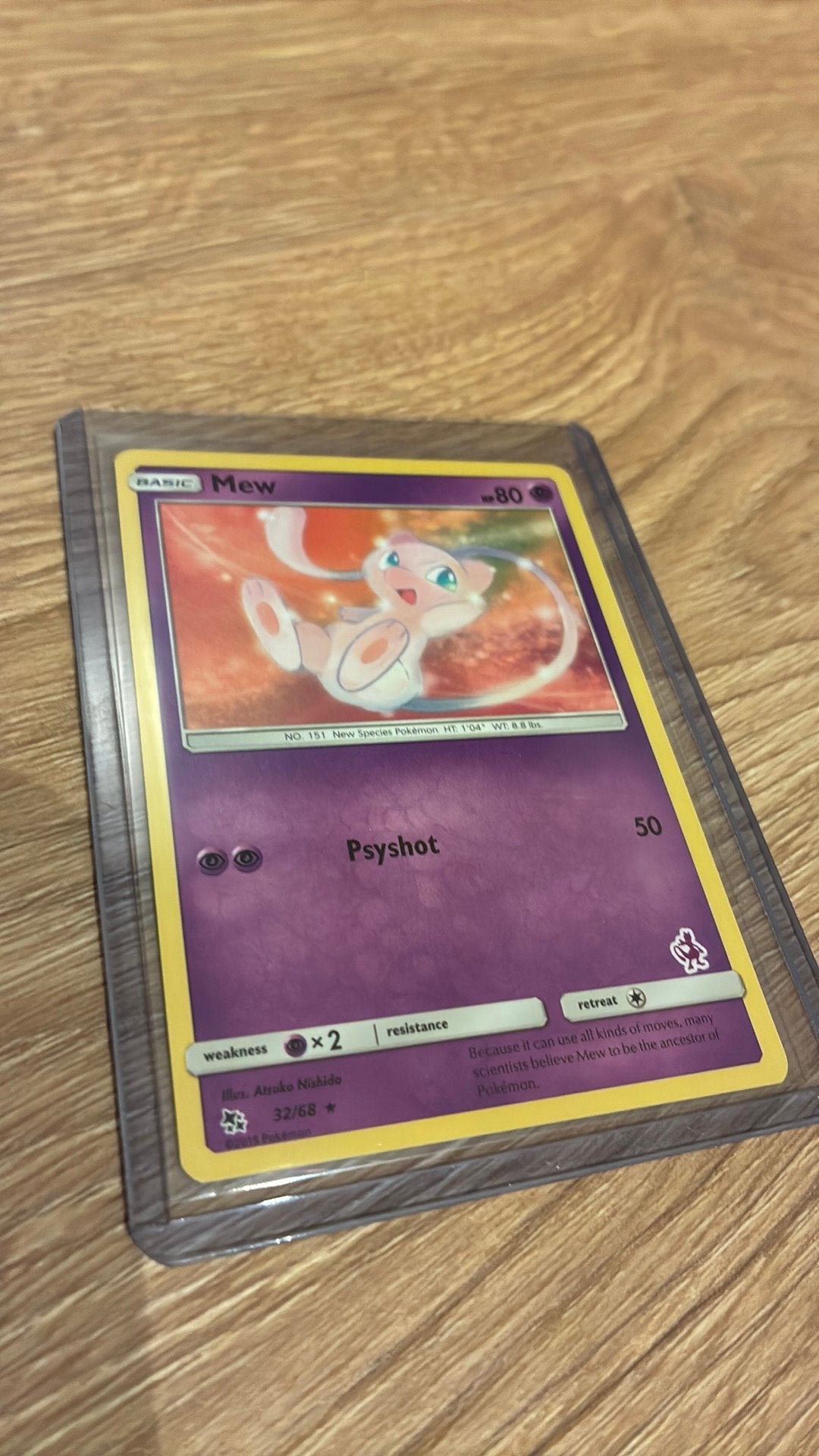 Mew #32 - Hidden Fates - Pokemon, Enlèvement ou Envoi, Comme neuf, Plusieurs cartes